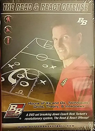 Read & React Offense (original 6 Dvds) by Rick Torbett Instructional Basketball Coaching Video